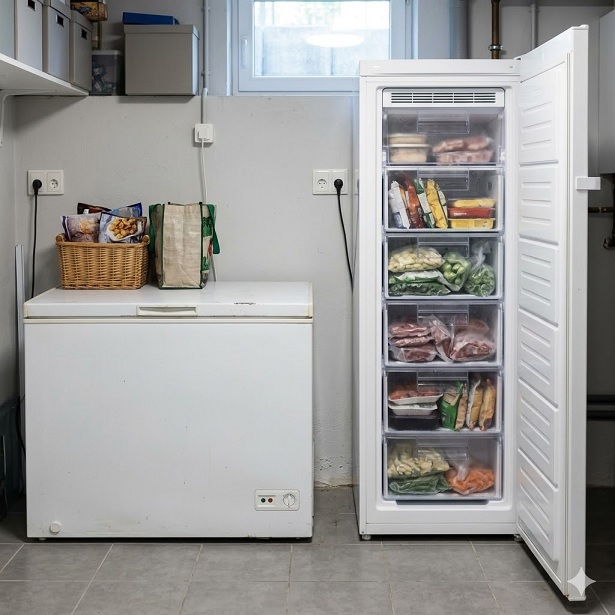 Chest Freezer vs Upright Freezer