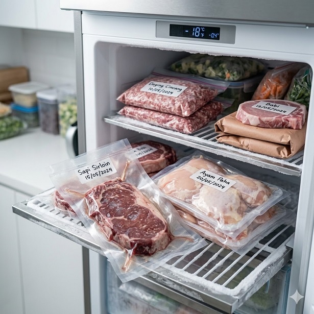 Faktor yang Mempengaruhi Umur Simpan Daging di Freezer