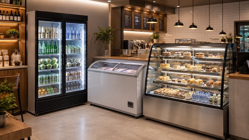 Chiller, Freezer, atau Showcase